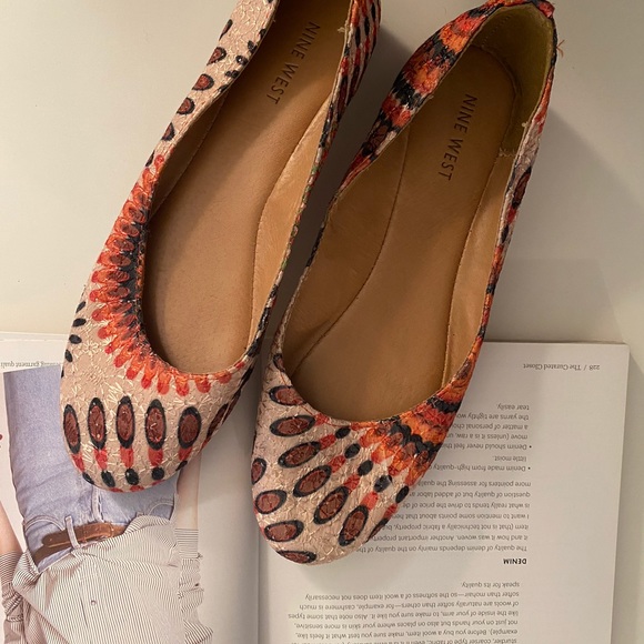 Nine West Smart Move Boho Multicolor Ballet Flats - Picture 3 of 4